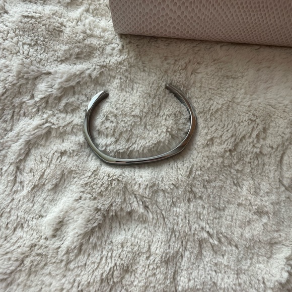 Silver Rustic Cuff - Picture 2 of 3